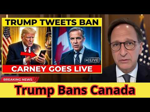 JUST IN: Trump Announces Canada Ban on Social Media — Carney Responds Live