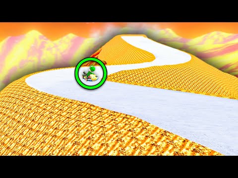 Mario Kart but the Off-road is LAVA