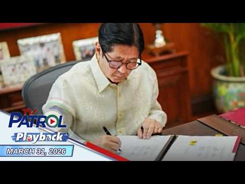 TV Patrol Playback | March 31, 2026