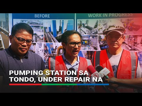 Natenggang pumping station sa Tondo isinasaayos na ayon kay Dizon, Domagoso | ABS-CBN News