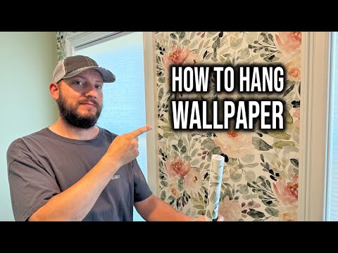 How to Hang Pre-Pasted Wallpaper | Every Step! | Spoonflower Removable