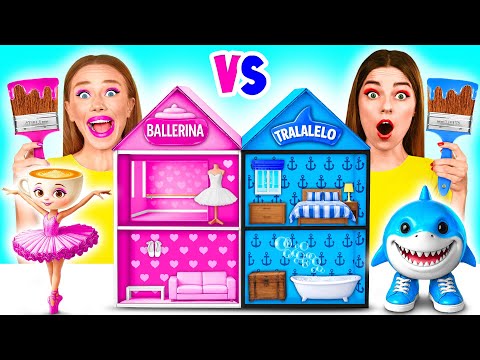 We Build Amazing House | Ballerina Cappuccina vs Tralalero Tralala by GoFun Challenge