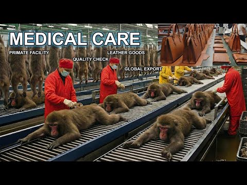 Inside the Monkey-Pattern Leather Factory: Full Process From Raw Material to High-End Luxury Bags