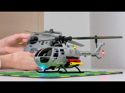 Micro BO-105 Scale RC Helicopter | Unboxing & Test Flight | RC ERA C186S