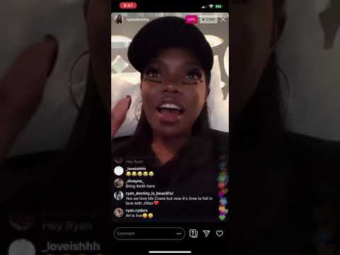 Ryan Destiny Instagram Live 02/01/2020