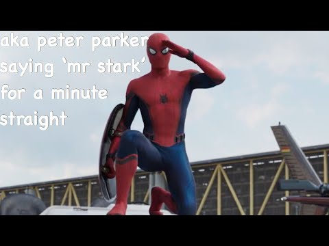 every time peter parker says ‘mr stark'