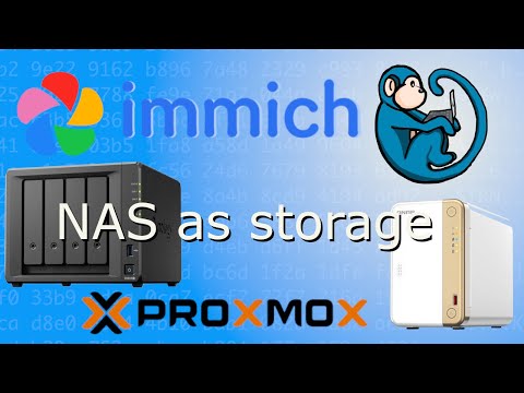 Immich photo server - Using a NAS for storage 