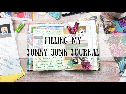 Filling my Junky Junk Journal with JUNK | Part 2 📗