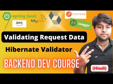 🔥Simplest way of Validating Data using Bean Validator in Spring Boot | Backend Course [Hindi]