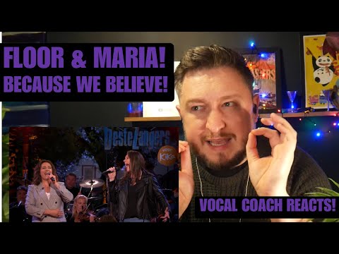 Vocal Coach Reacts! Floor Jansen and Maria Fiselier! Because We Believe! Live!