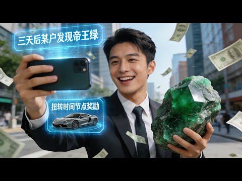 窮小夥手機意外獲得預言功能，搶先一步拿下價值千萬的祖母綠，提前佈局救未來必死的女友，憑藉情報竊取萬金！#首發新劇 #無腦劇 #完結短劇