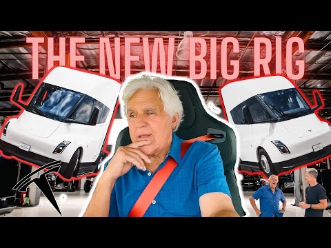 Jay Leno Hauls Tesla Semi with Tesla Semi - Jay Leno's Garage