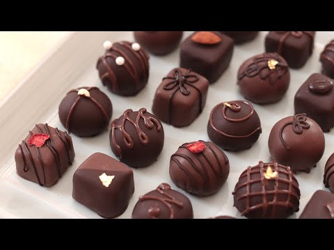 How to make chocolate truffles with milk at home(Subtitle on)