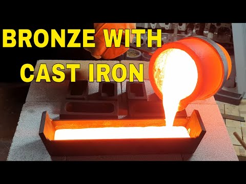 How to make Cast Iron Bronze - Bronze with Cast Iron