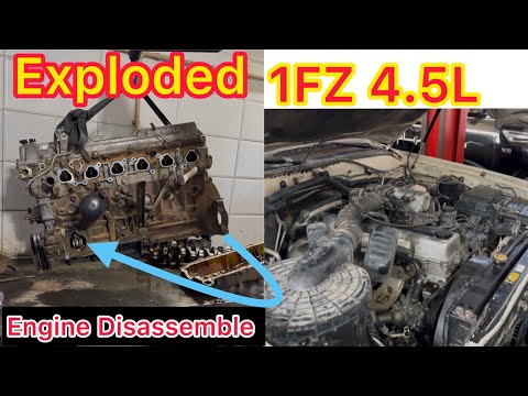 1FZ-FE 4.5L Engine Disassembly | Toyota Land Cruiser