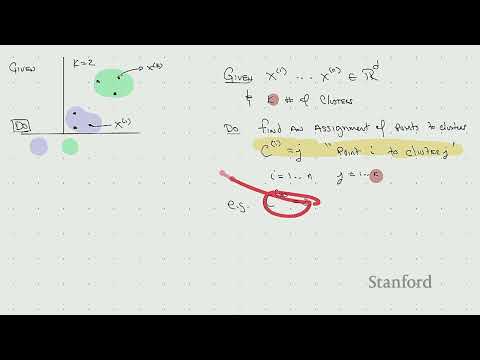 Stanford CS229 I K-Means, GMM (non EM), Expectation Maximization I 2022 I Lecture 12
