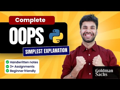 Complete OOPS in 1 shot | Object Oriented Programming |Complete from scratch #hellopython