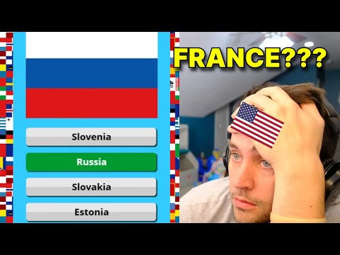 American takes the European Flag Quiz