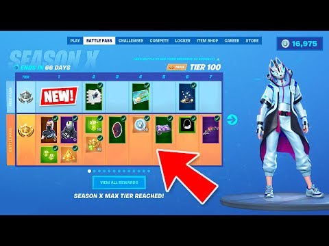 *NEW* SEASON 10 BATTLE PASS SKINS and NEW MAP LIVE GAMEPLAY! (Fortnite Season X New Update)
