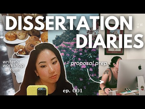 phd vlog | writer's workshop, late nights, & post defense feels | ep__001