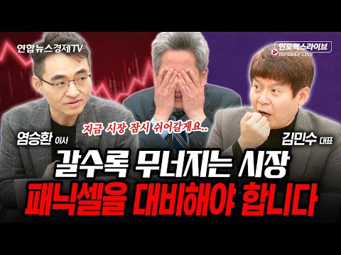 파괴적 하락 한 발 더 남았다...패닉셀 대비해야 합니다. (염승환, 김민수) | 인포맥스라이브 251121