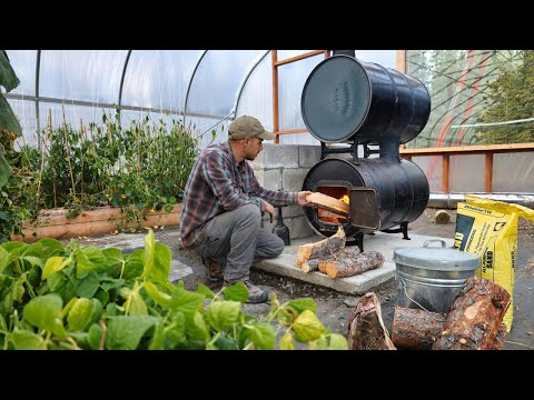 Greenhouse Wood Stove, Grouse Hunt & Fast Approaching Winter Weather