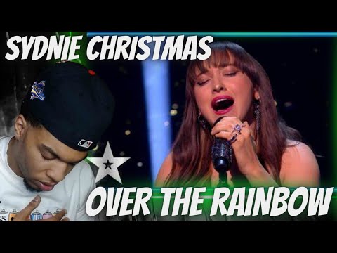AT A LOSS FOR WORDS... SYDNIE CHRISTMAS - OVER THE RAINBOW | BGT 2024 FINALS | REACTIONE