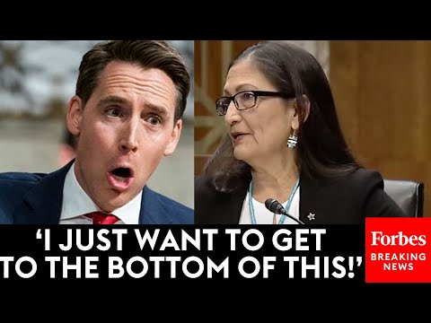 JUST IN: Josh Hawley Confronts Deb Haaland With 'Leaked Memo'