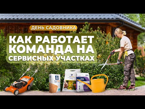 Как работает команда на сервисных участках. День садовника