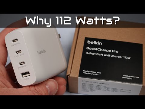 Belkin 112W USB-C and A Power Adapter Charger Tested