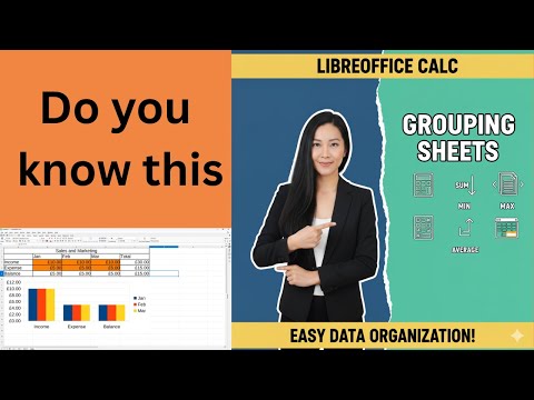 How to group multiple sheets in LibreOffice Calc
