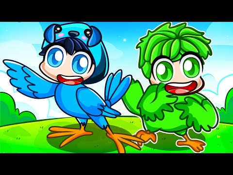 Having A BIRD FAMILY in Roblox!