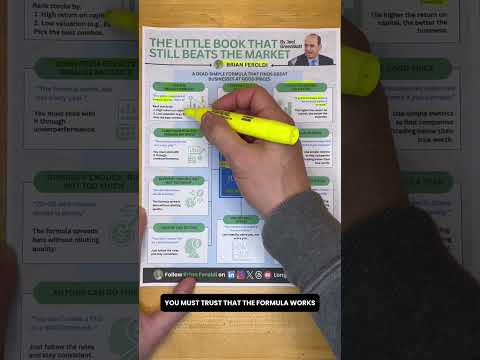 The Little Book That Still Beats the Market // Joel Greenblatt