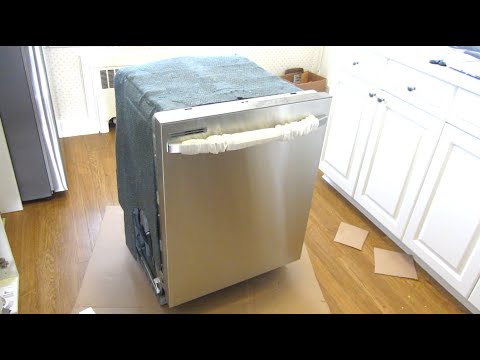 Samsung Dishwasher Install Tips and Unboxing Close Up Views | Model # DW80R2031US