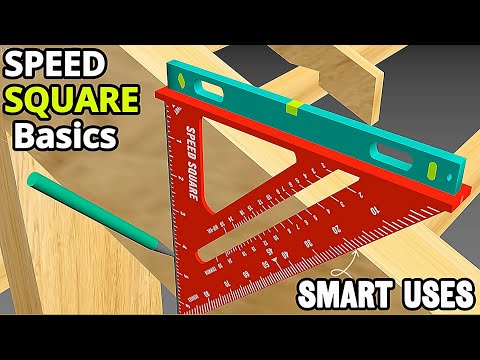 How to USE a SPEED SQUARE Like a PRO | Woodworking Guide