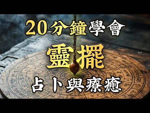 靈性秘技16：20分鐘學會靈擺占卜！人人都能學會的「最簡單」通靈方法！秒變療癒師，連接高我力量進行通靈療癒！