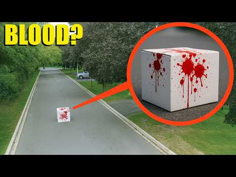 if you ever see this White Package with Blood on it, Don't Touch it!! (It's Dangerous!)