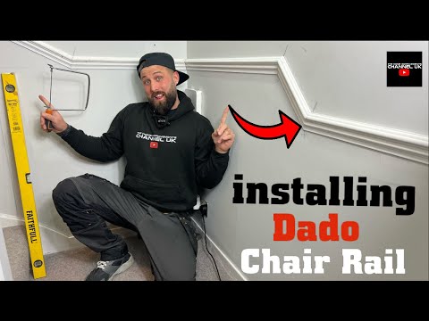 How To Install Dado/Chair Rail To Hall Stair Landing - Easy Step By Step Guide