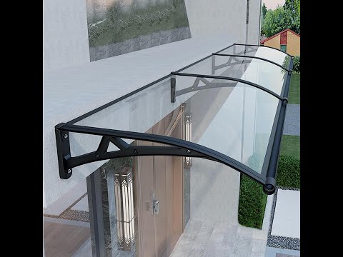 Exterior Window & Door Awnings Review – Adjustable Rain & Snow Protection!