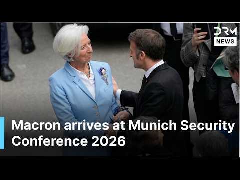 French President Emmanuel Macron attends MSC in Germany | DRM News | AC1F