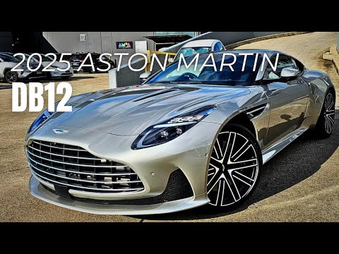 New 2025 DB12 Review: The World's First Super Tourer// Ferrari Watch out! #astonmartinDB12 #luxury