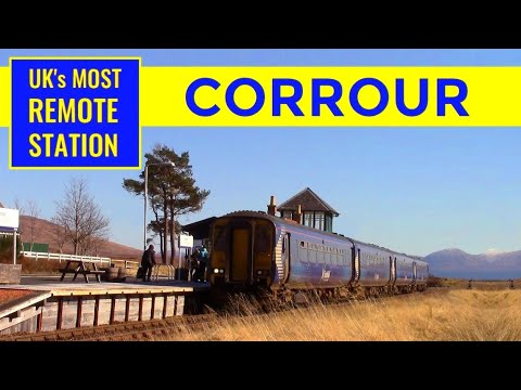 UK's most remote station! Corrour on the West Highland Line offers hiking and dogs.