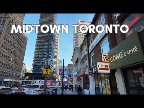 MIDTOWN TORONTO WALKING TOUR | 4K