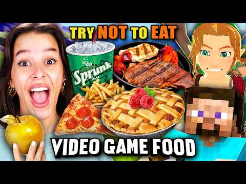 Try Not To Eat - Iconic Video Game Food! (GTA, Pokemon, Minecraft)