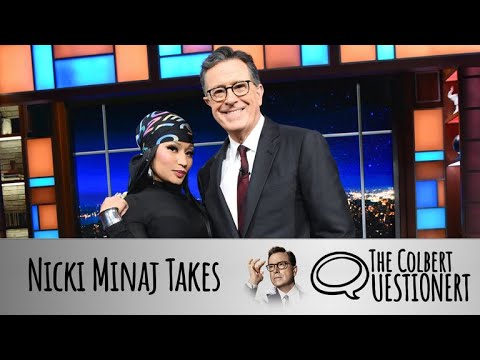 Nicki Minaj Takes The Colbert Questionert
