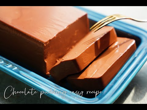 20分鐘食譜!!香濃軟滑牛奶朱古力布丁只需要四種材料！Super yummy Chocolate Pudding only need 4 ingredients & 20 minutes recipe