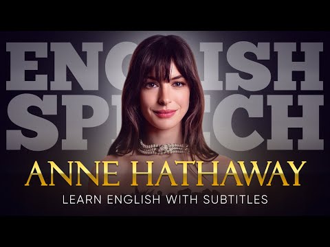 ENGLISH SPEECH | ANNE HATHAWAY: Gender Equality Progress (English Subtitles)