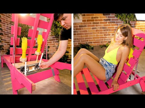 CRAZY Craftsman Turns Ordinary Chair into AMAZING Massage and Gaming Chair!