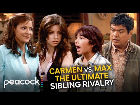 George Lopez | Funniest Carmen and Max Sibling Rivalry Moments