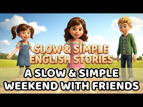 A Slow and Simple Weekend with Friends | Easy English for Beginners